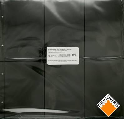 5 feuilles CPM Verticales noires SAFE 6021