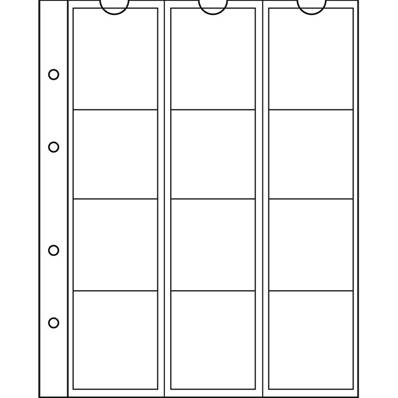 5 feuilles Numis 44 à  12 cases 44 mm Leuchtturm NH12 315584