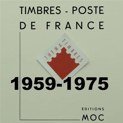 Feuilles France de 1959 à 1975 avec pochettes MOC MC15/3 335339
