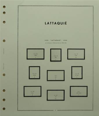 Lattaquie 1931 avec pochettes MOC 341257