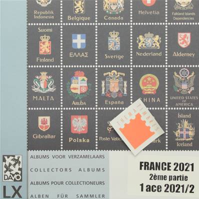 Feuilles 1 ace Luxe France 2021 2e semestre DAVO 37251