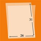 50 pochettes SAFE H7047 simple soudure fond transparent 26 x 31 mm ID208