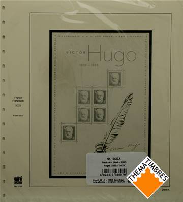 Feuilles France blocs 2025 SAFE DUAL 2137-25A