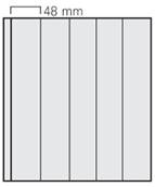 5 Feuilles transparentes Garant pour 5 roulettes SAFE 833