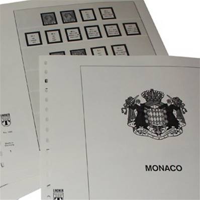 Feuilles Monaco 1885  à 1945 Lindner  T185