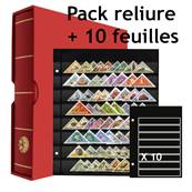 Offre Album Futura rouge et 10 feuilles Giga 8 Yvert et Tellier 21798