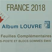 Feuilles France 2018 Album Louvre Edition Ceres FF18