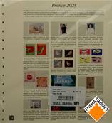 Feuilles France 2025 2e semestre avec plaquettes SAFE DUAL 2925-2