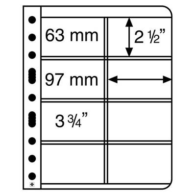 5 Feuilles transparentes Vario 4VC Leuchtturm 318300 telecartes