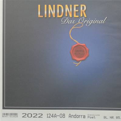 Complement Andorre Francais 2022 LINDNER T124a-08-2022