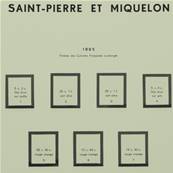 Saint Pierre et Miquelon 1885 à 1958 avec pochettes MOC 333954