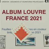 Feuilles France 2021 Album Louvre Edition Ceres FF21