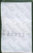 50 pochettes Lindner double soudure fond noir 32 x 53 mm HA32053