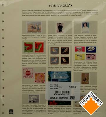 Feuilles France 2025 2e semestre avec plaquettes SAFE DUAL 2925-2