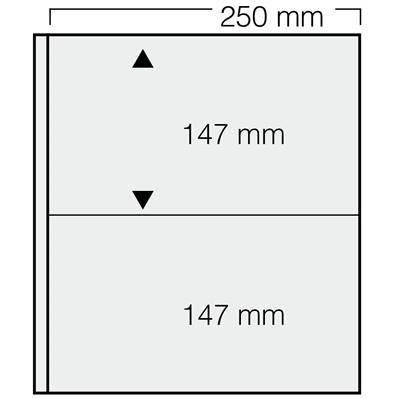 5 Feuilles transparentes Garant 2 bandes SAFE 822