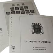 Feuilles Saint Pierre et Miquelon 1885  1951 LINDNER T448a