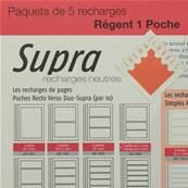 5 recharges neutres Regent Supra 1 poche Yvert et Tellier 12921