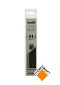 25 bandes Hawid simple soudure fond noir 210 x 31 mm HA1031 303713