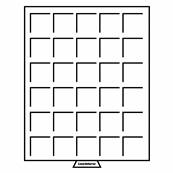 Medaillier SMART 30 cases carrées 33 mm Leuchtturm 338077