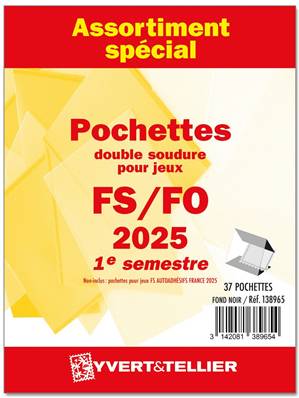 Pochettes 1er semestre 2025 pour FS FO Yvert et Tellier 138965