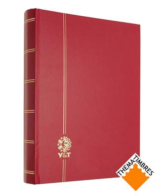 Classeur Perfecta Rouge 48 Pages Noires Grand Modèle Yvert et Tellier 24052