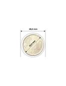 10 capsules 22.5 mm pour pieces 20 cent euro Yvert et Tellier 310124