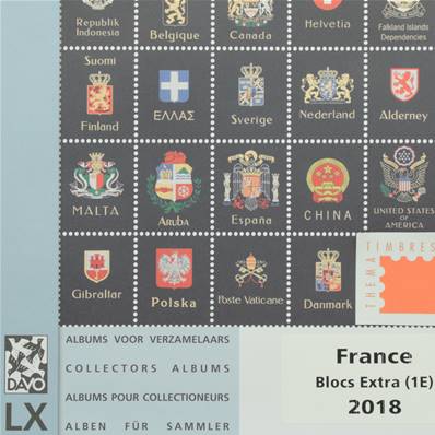 Feuilles Blocs Extras 1e Luxe France 2018 DAVO 53728