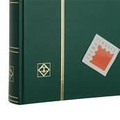classeur pour timbres 64 pages blanches BASIC W64 vert Leuchtturm 317477