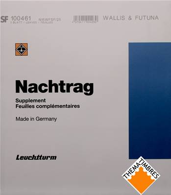 Feuilles Wallis et Futuna 2025 à pochettes SF Leuchtturm 100461