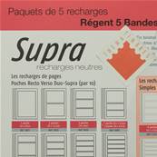 5 recharges neutres Regent Supra 5 bandes Yvert et Tellier 12925