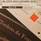 Jeu France Futura FS 2022 Blocs Souvenirs Yvert et Tellier 137567