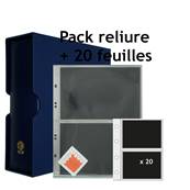 Album galion bleu et 20 feuilles pour 2 Billets Yvert et Tellier 92822