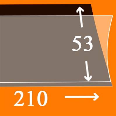 25 bandes Hawid simple soudure fond noir 210 x 53 mm HA1053 340168