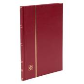 classeur pour timbres 16 pages noires BASIC S16 rouge Leuchtturm 317377