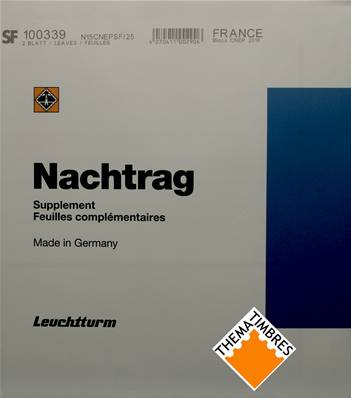 Feuilles France Blocs CNEP 2025 SF Leuchtturm N15 CNEP SF/25 100339
