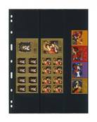 5 feuilles UNIPLATE noires 063 LINDNER
