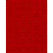 plateau rouge vif pour medailler LINDNER  2506E