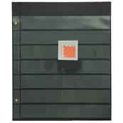 recharge 5 feuilles plastique noir Giga 7 bandes Yvert et Tellier 1797