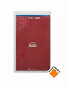 10 pochettes 150 x 220 D double soudure fond noir YT18151