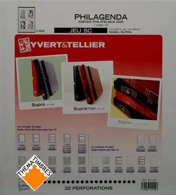 Jeu France SC 2025 Bloc Philagenda 2026 Yvert et Tellier 301154