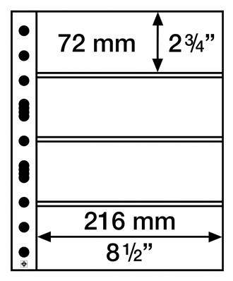 50 Feuilles Transparentes SH312-4C Grande easy Leuchtturm 358075