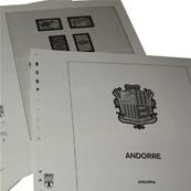 Feuilles Andorre Francais 1972 à 2007 LINDNER T124a