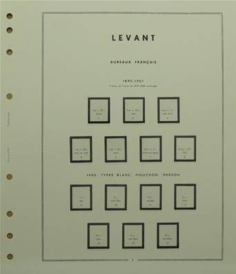 LEVANT Francais 1895 à 1943 avec pochettes MOC 341258