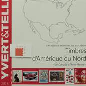 Catalogue de cotation des Timbres d' Amerique du Nord 2018 Yvert