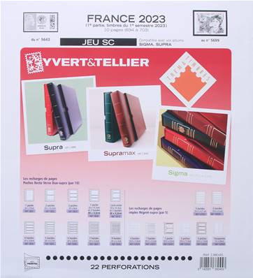 Jeu France SC 2023 1er semestre Yvert et Tellier 138045