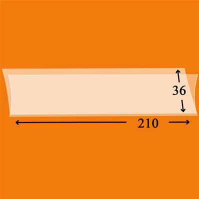 25 bandes Hawid simple soudure fond transparent 210 x 36 mm HA2036 328328