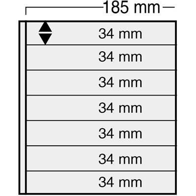 5 feuilles noires à 3 poches Variant Safe 867