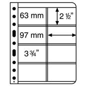 5 Feuilles transparentes Vario 4VC Leuchtturm 318300 telecartes