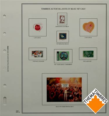 Feuilles autocollants et NFT 2025 Louvre Standard Editions Ceres FF25ATC