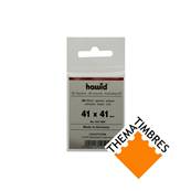 50 pochettes Hawid 6116 simple soudure fond noir 41 x 41 mm 310329